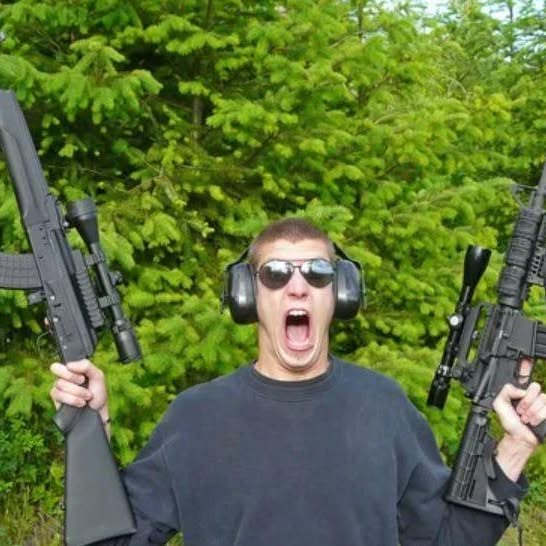 Tim outdoors having fun