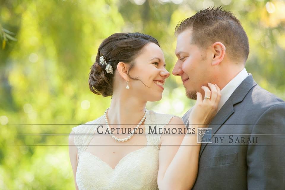 Tim and his wife on their wedding day